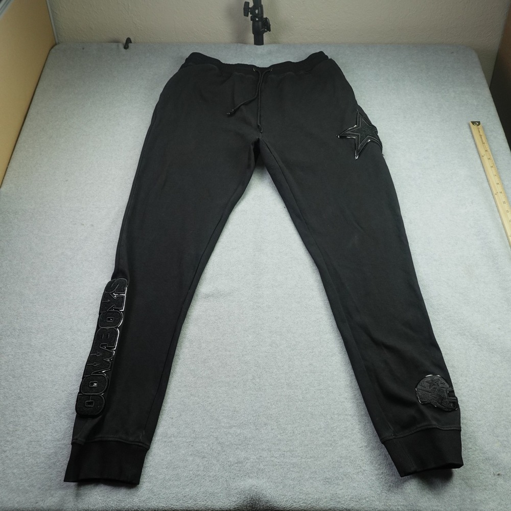 Dallas Cowboys Mens 2XL Black NFL Jogger Sweatpants Athletic Pro Standard